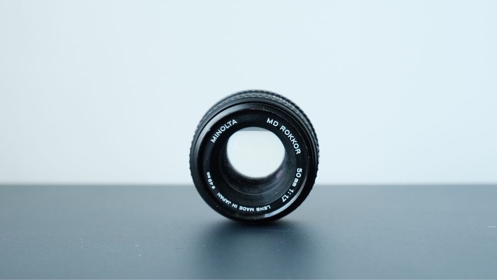 Minolta xg-m та обʼєктив minolta md rokkor 50mm f1.7