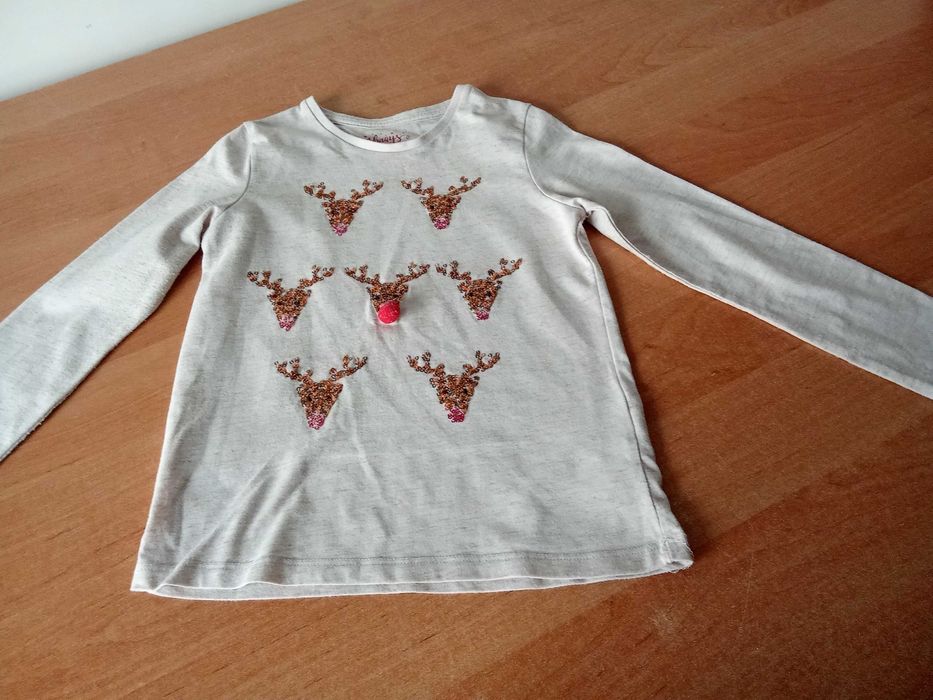 Bluzeczka z motywem świątecznym roz. 122