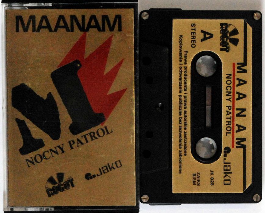 Maanam - Nocny Patrol (Jako) MC I Wydanie 1983r.
