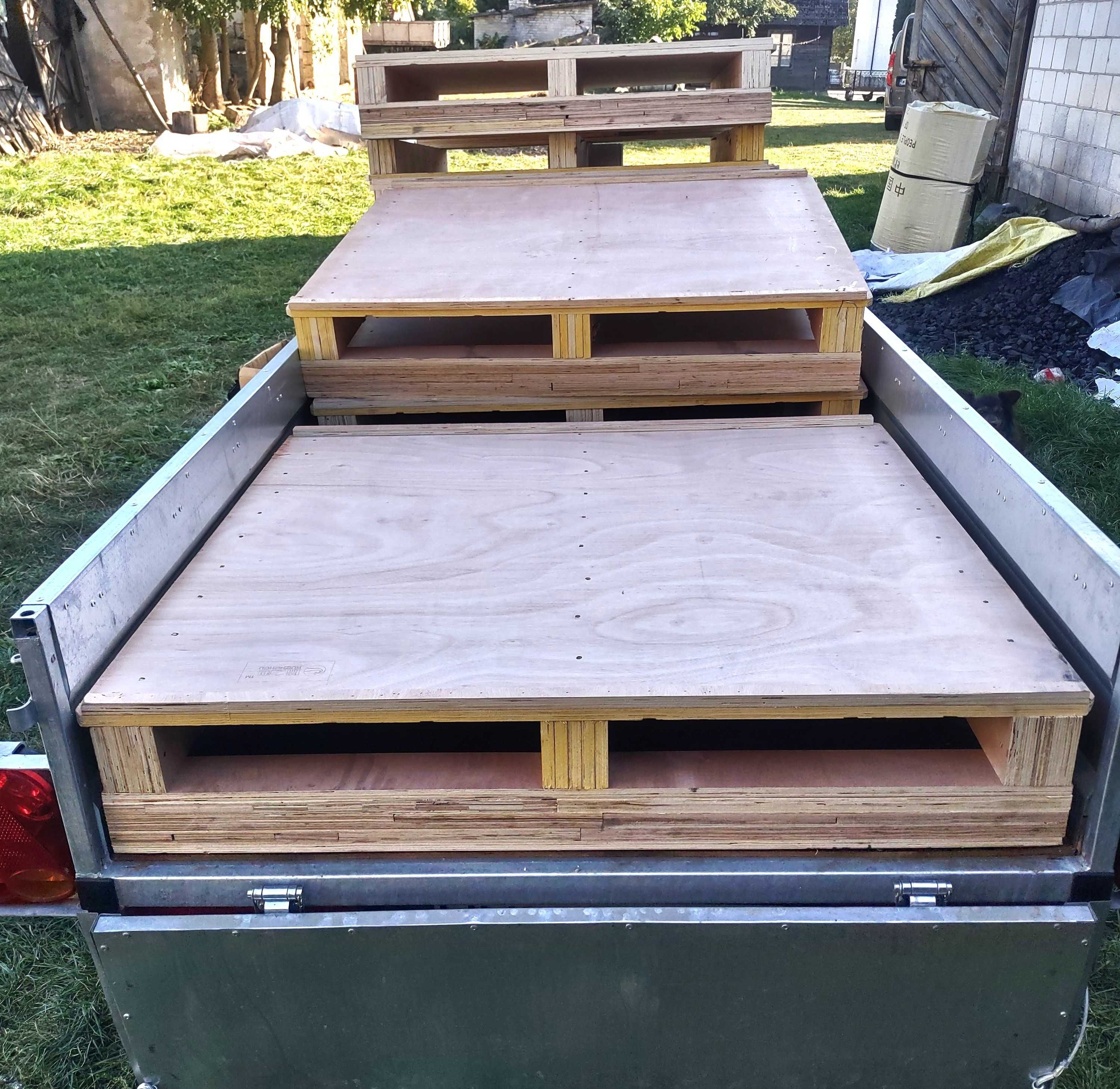 Mocne Blaty Paletowe 125x110cm ze Sklejki 18mm