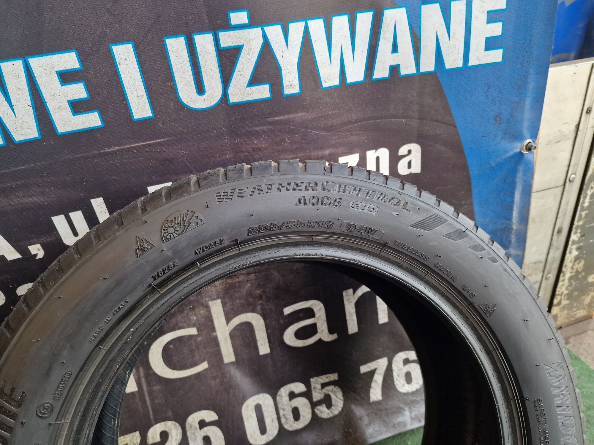 Opony Całoroczne 205/55/16 Bridgestone Para 7mm 2021