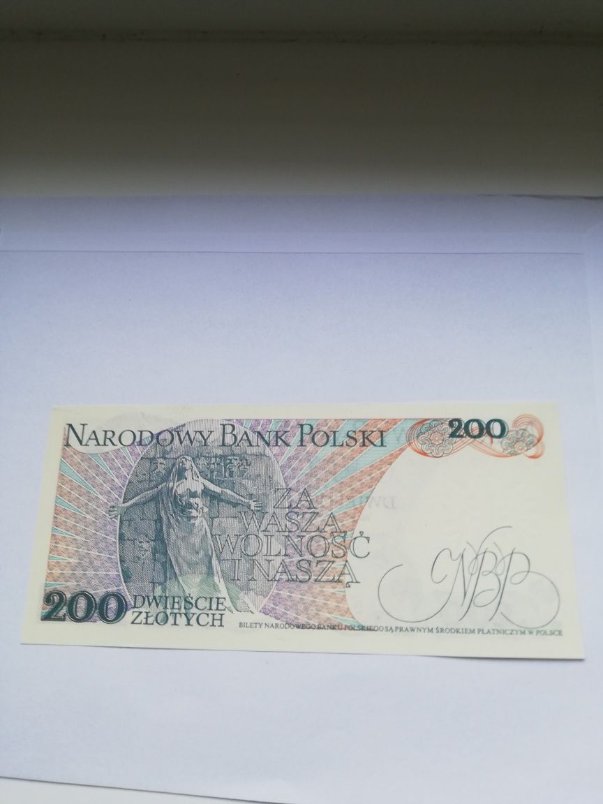 Polska banknot kolekcjonerski 200 zł 1979 r BA