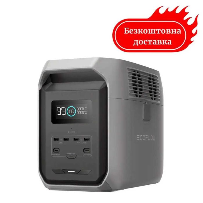 Зарядна станція EcoFlow Delta 3 1500 Вт·год  LiFePO4 Швидка зарядка