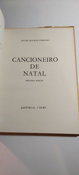 Cancioneiro de Natal - David Mourão-Ferreira (2ª edição, 1972)