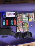 Nintendo Switch OLED + 3 к-ти джойстиків та катриджі