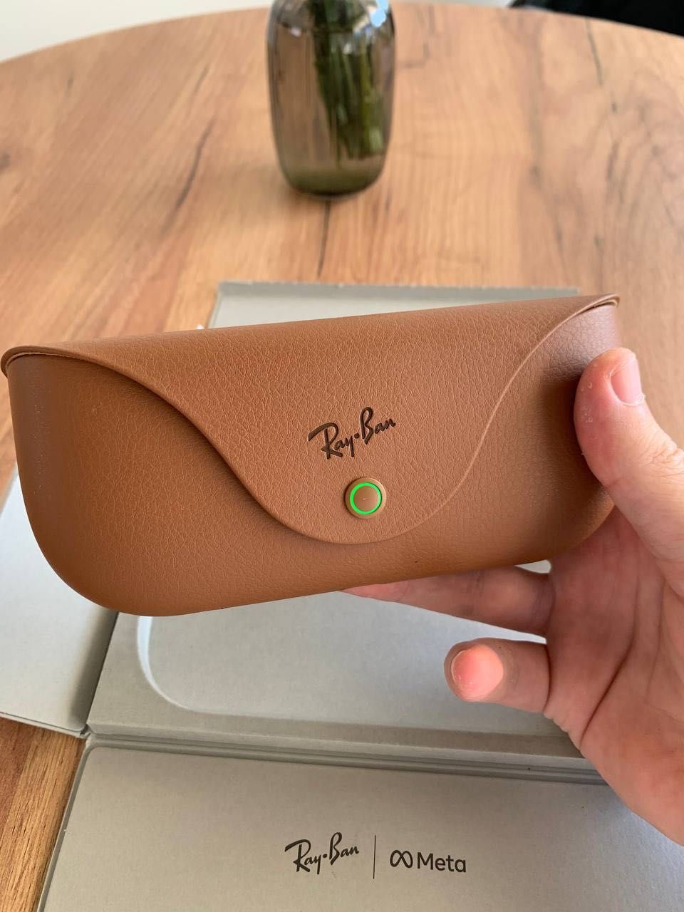 Смарт-окуляри Ray-Ban Meta Wayfarer MATTE BLACK TRANSITIONS GREEN