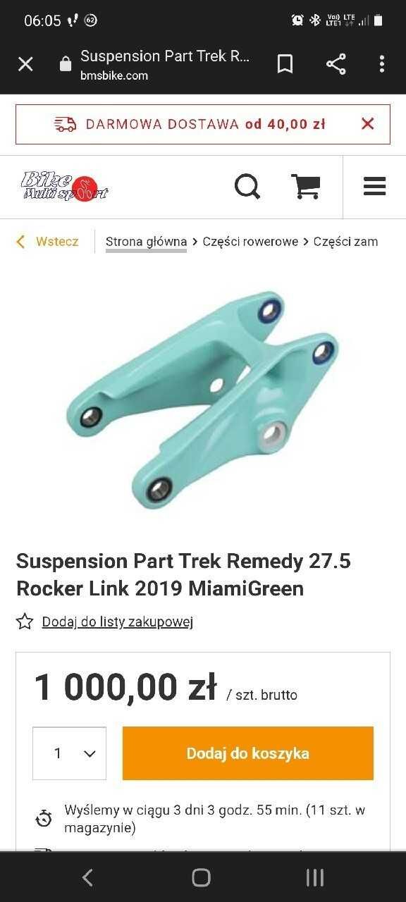 Trek Remedy link wahacza