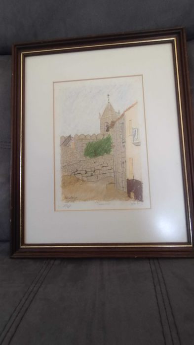 Serigrafia assin. numer. Torre Menagem Penamacor, autora Dulc