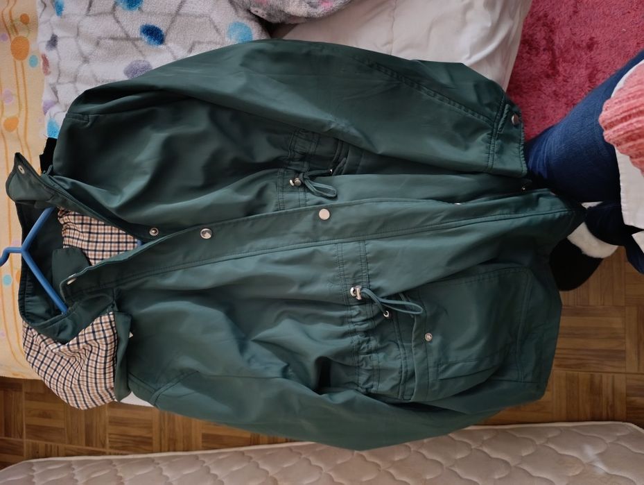 Blusão verde senhora