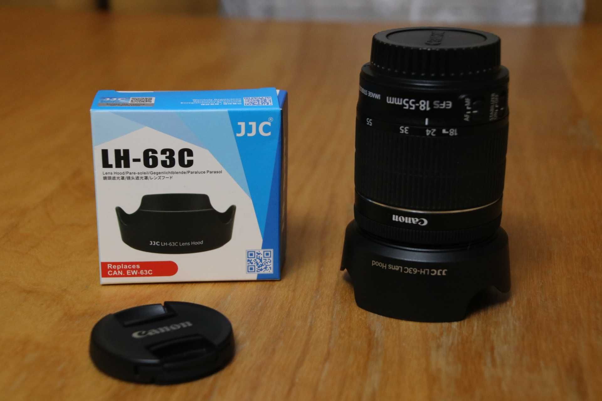 Canon 18-55 stm plus nowa osłona, mało używany B.DB stan - wysyłka.
