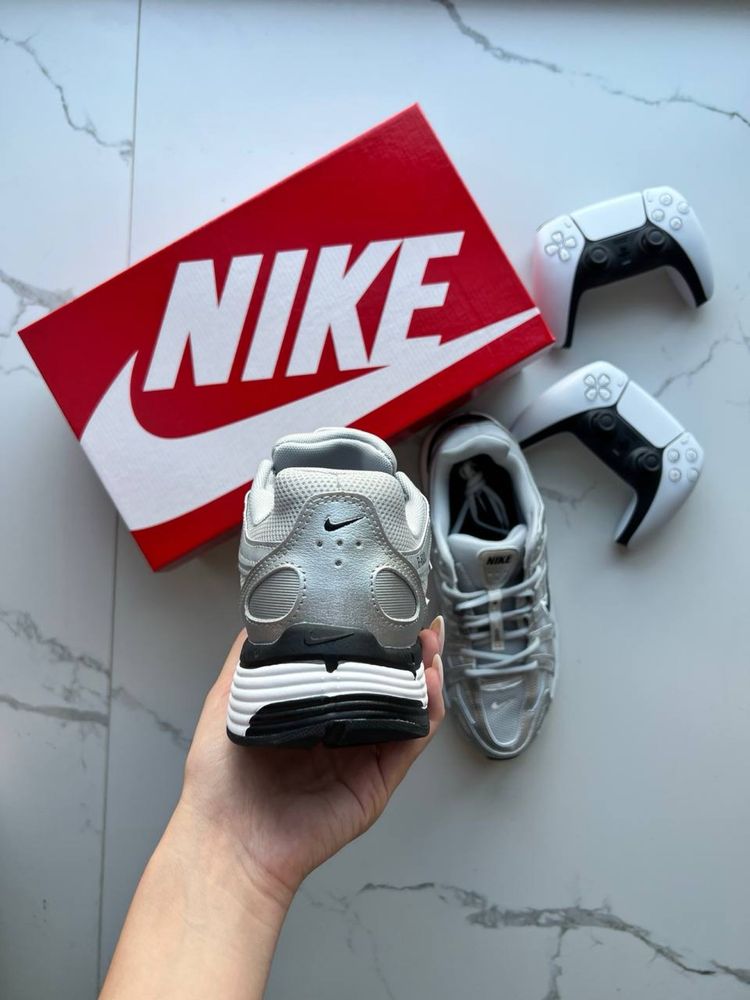 Nike P-6000 Silver Black