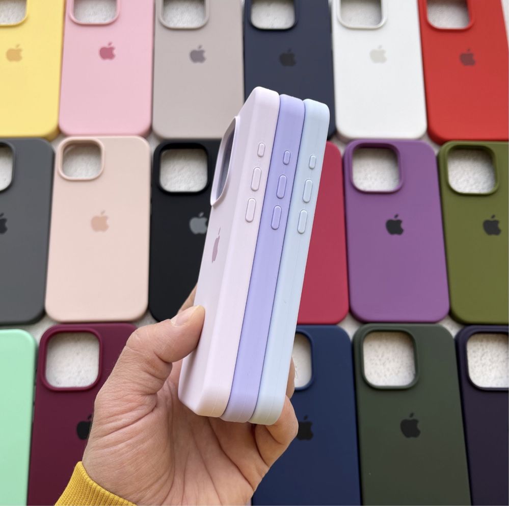 Силиконовый чехол silicone case на iphone айфон силіконовий чохол