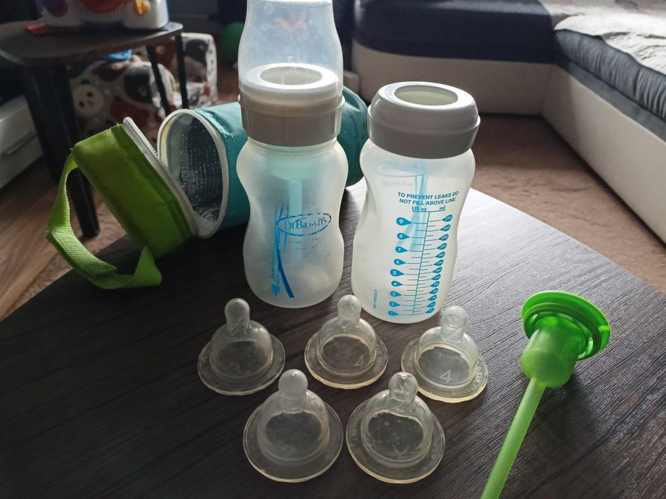 Butelki dr Browns + smoczki