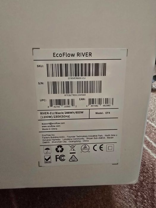 Зарядна станція EcoFlow RIVER EF4 (288 Вт·год)