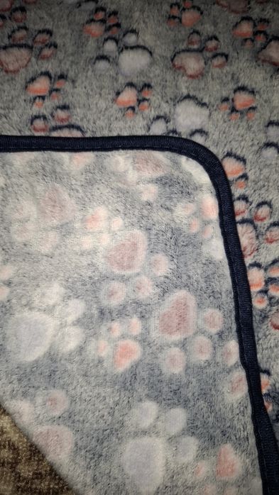 Флисовый плед, подстилка для собак и котов