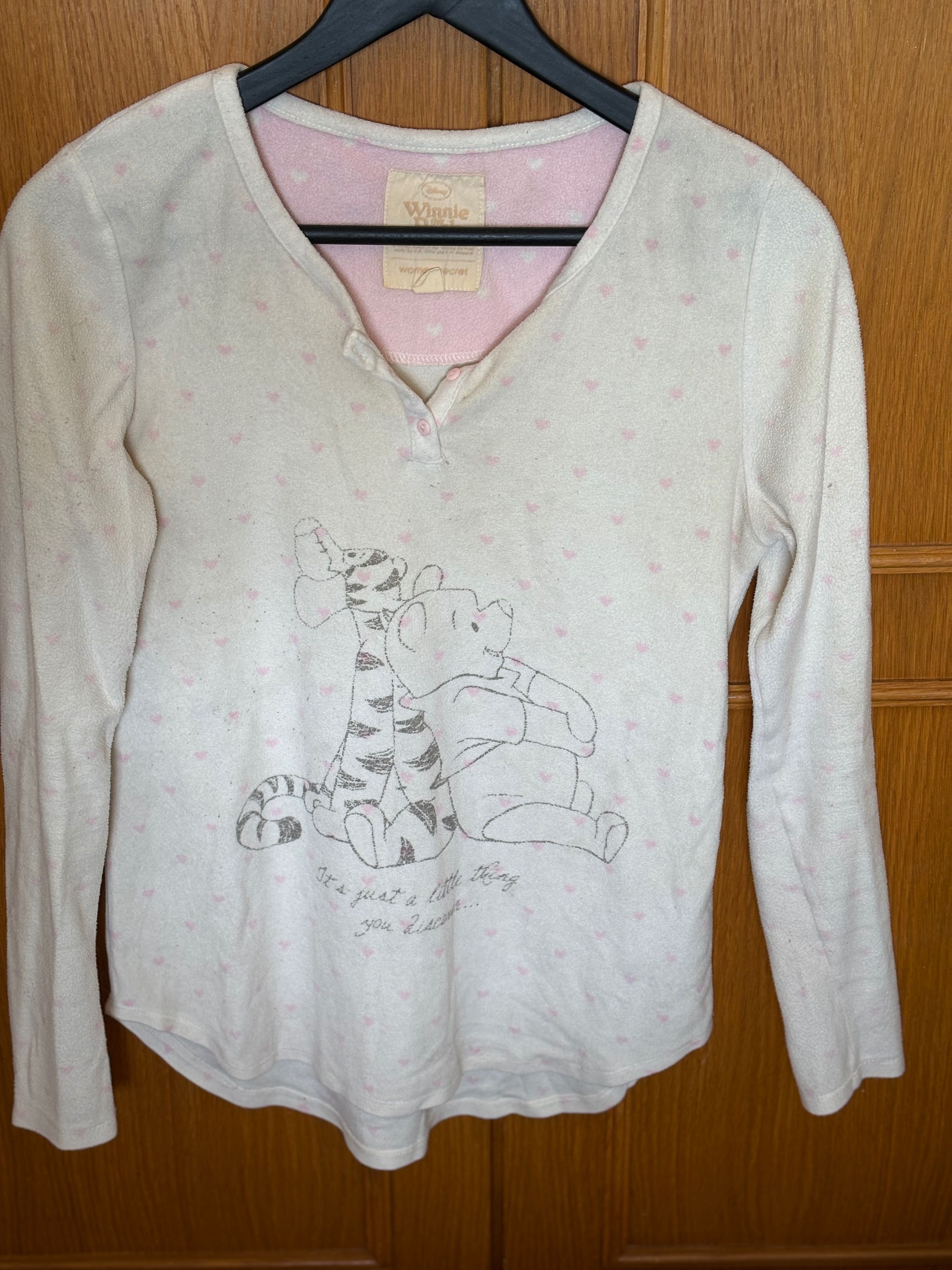 Camisola de Pijama Winnie Pooh Woman Secret – Rosa, Tamanho Único