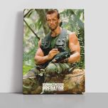 Хижак, Predator (1987), Шварценеггер, постер, картина на полотні