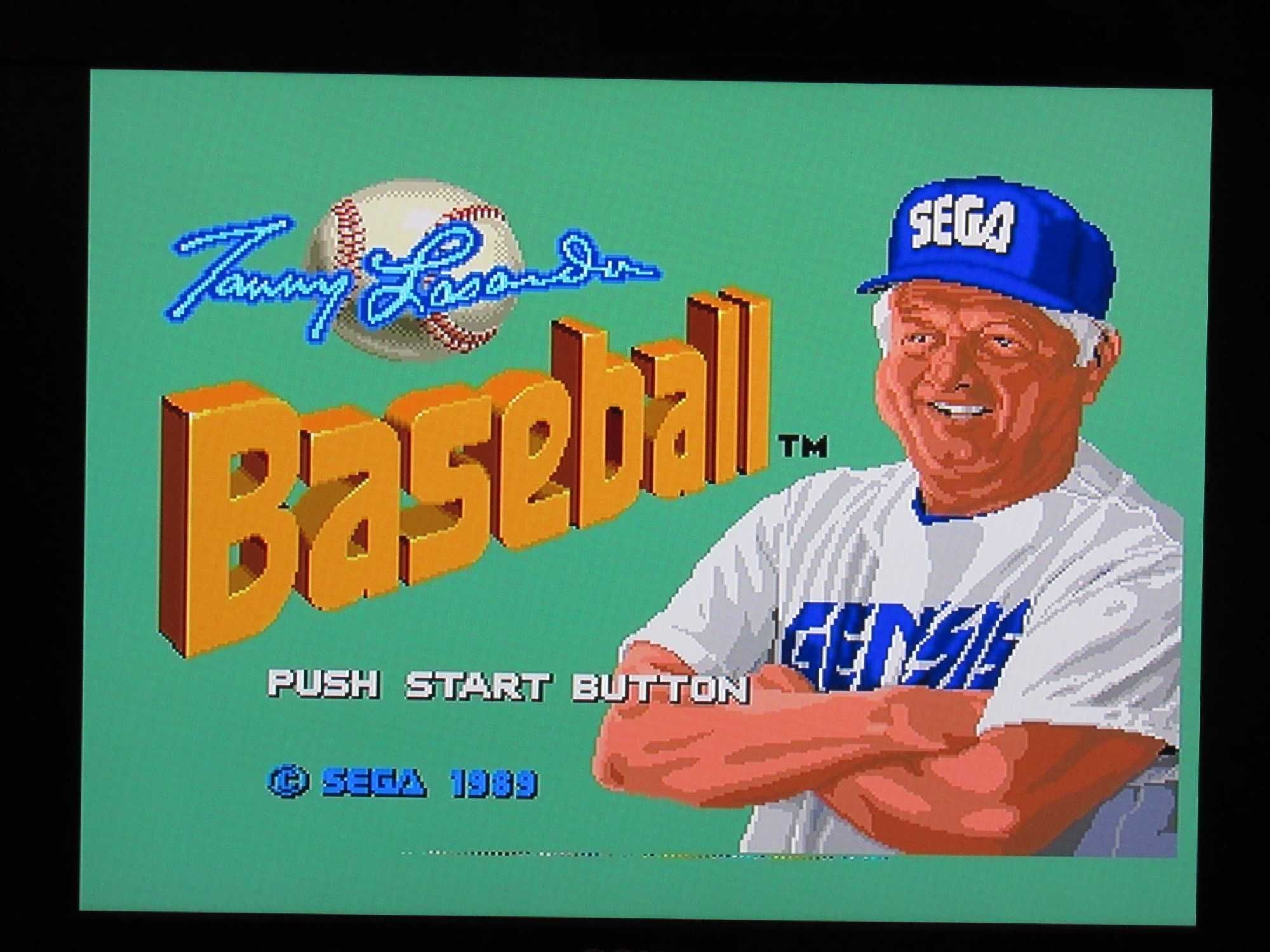 Jogo Sega Mega Drive Genesis Tommy Lasorda Baseball