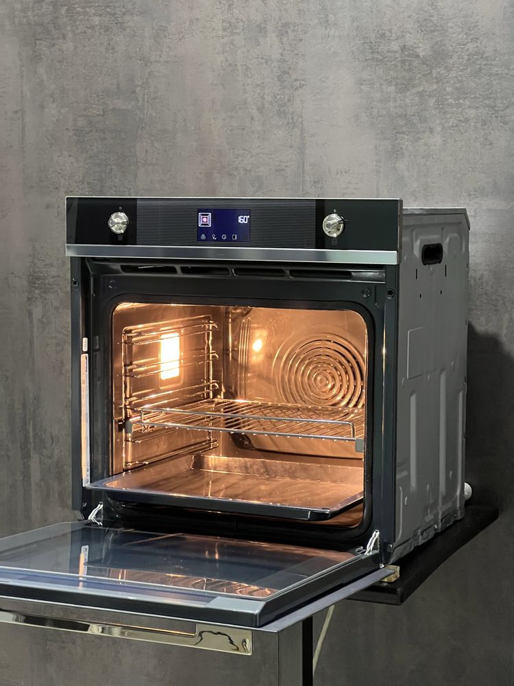 Духовой шкаф Smeg SOP6102TN чёрное стекло духовка духова шафа