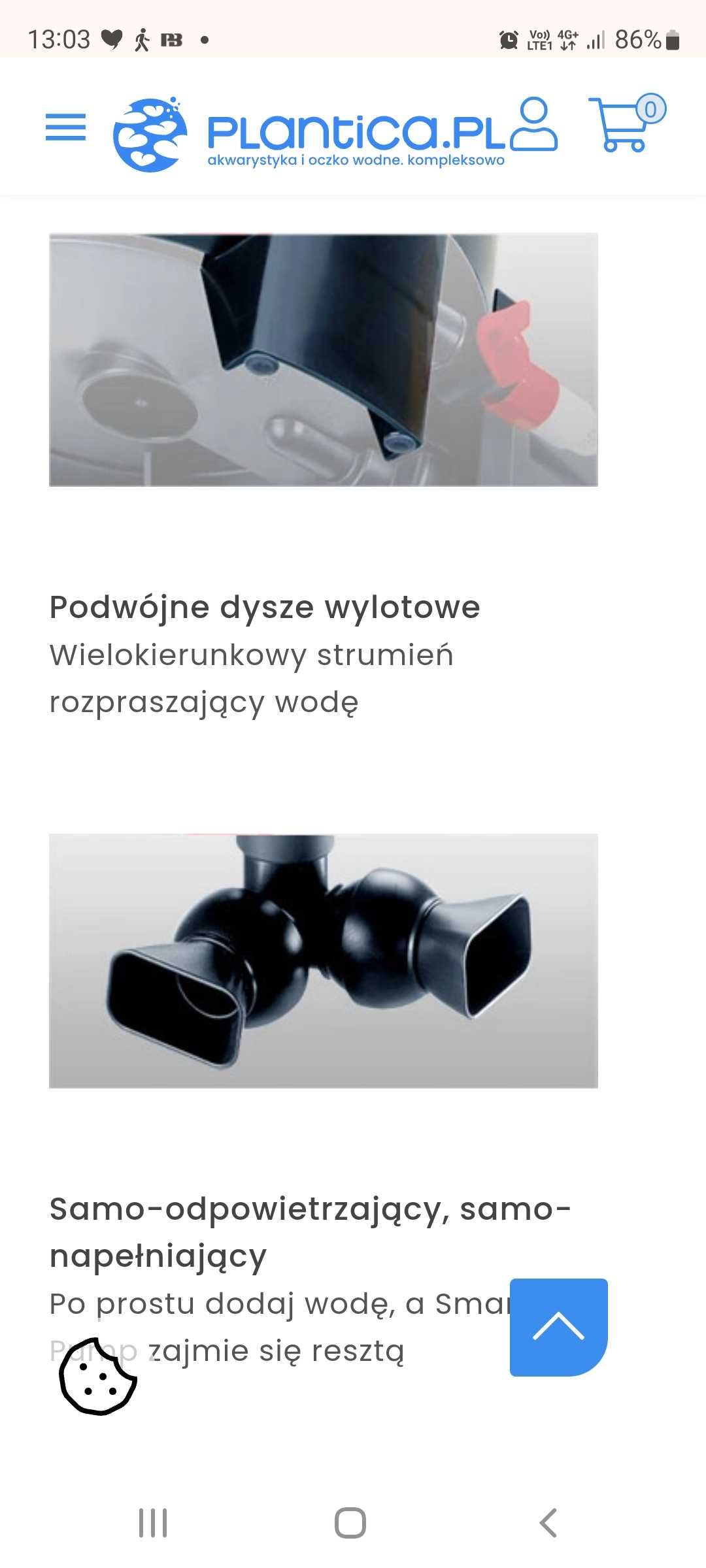 Filtr zewnetrzny do akwarium moc 2300 l/ h do zbiorników do 1500 l