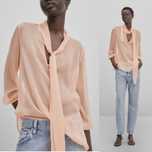 Massimo Dutti блуза персикова
