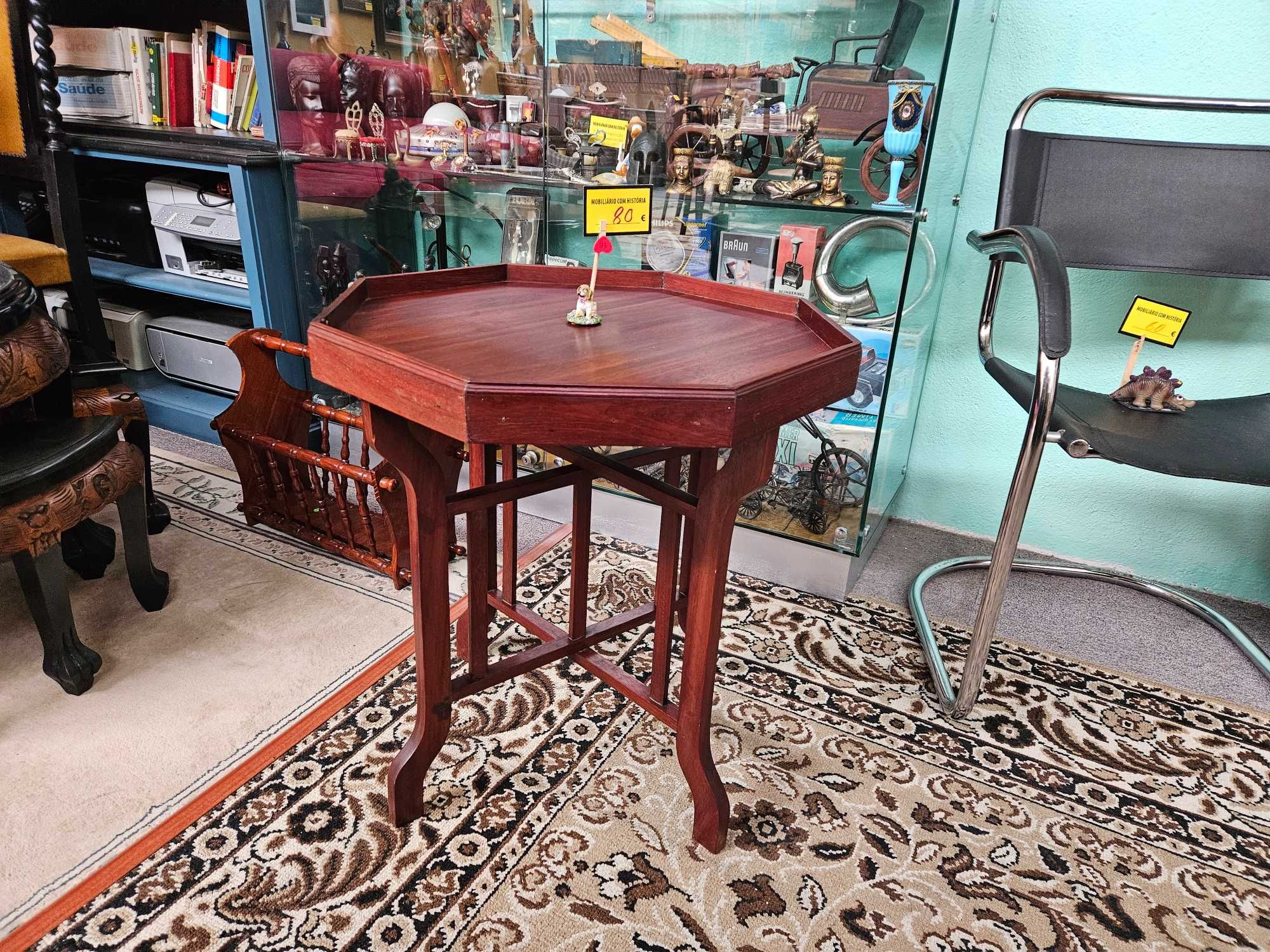Mesa de centro em madeira com tampo amovível - óptimo