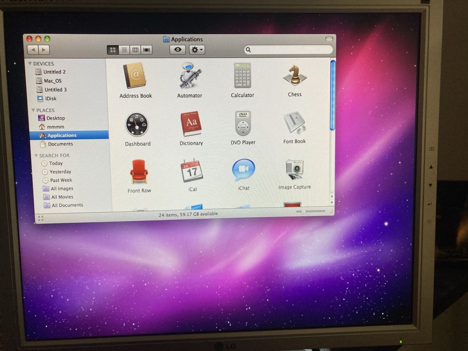 Imac core 2 duo 2ghz para reparação ou uso com monitor externo