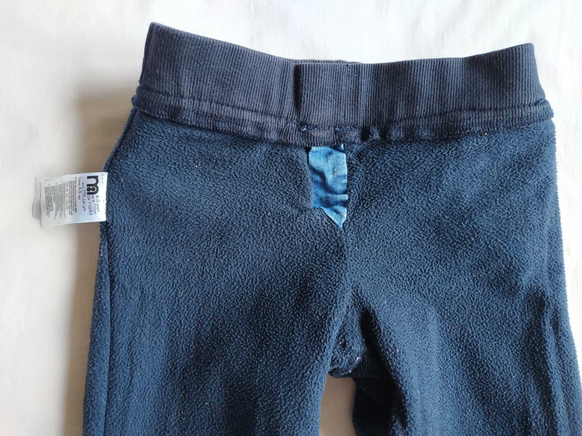 Джинсовый комбинезон без подкладки джинсы на флисе Mothercare 110