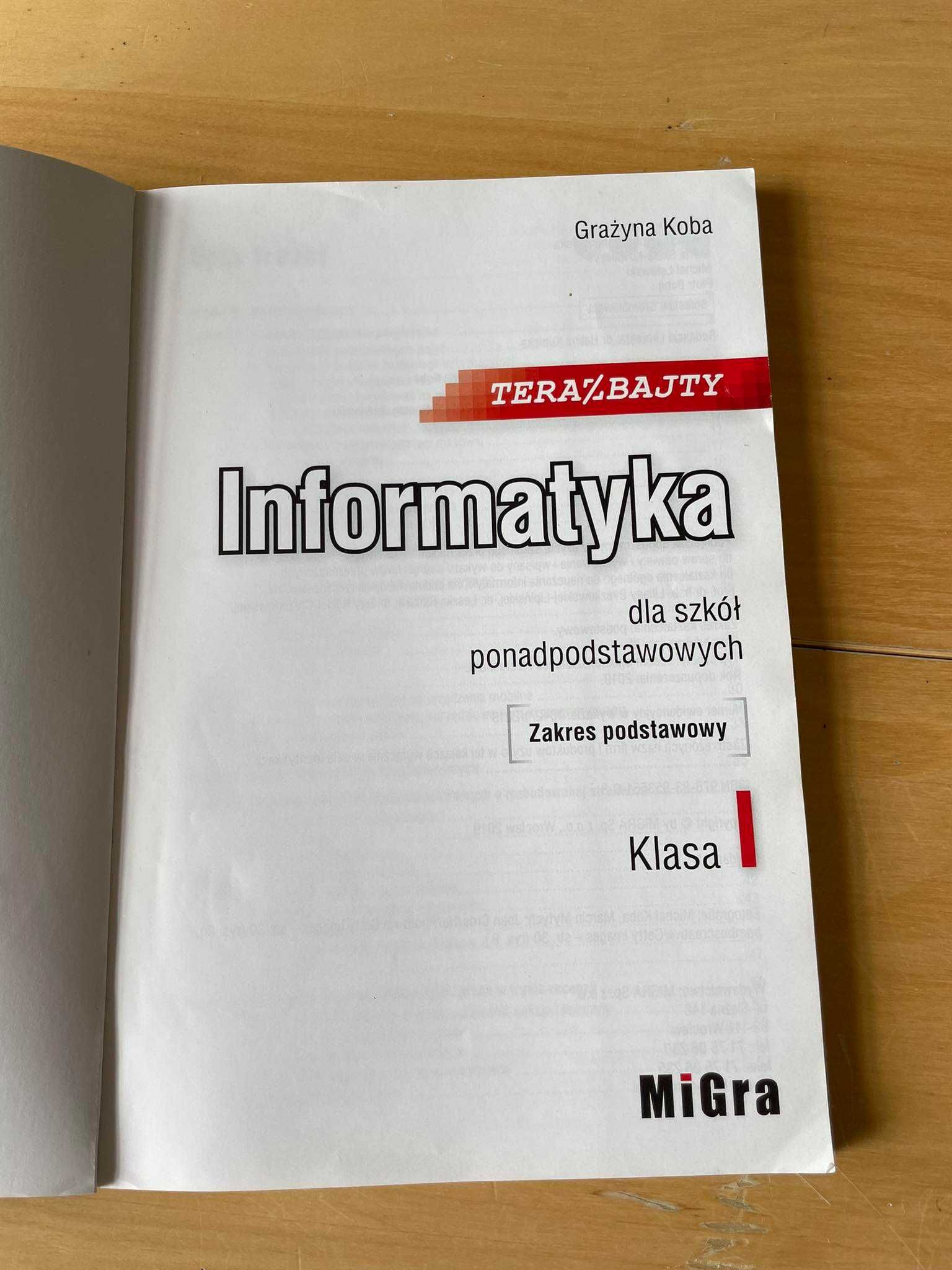 informatyka podręcznik szkoła ponadpodstawowa 1