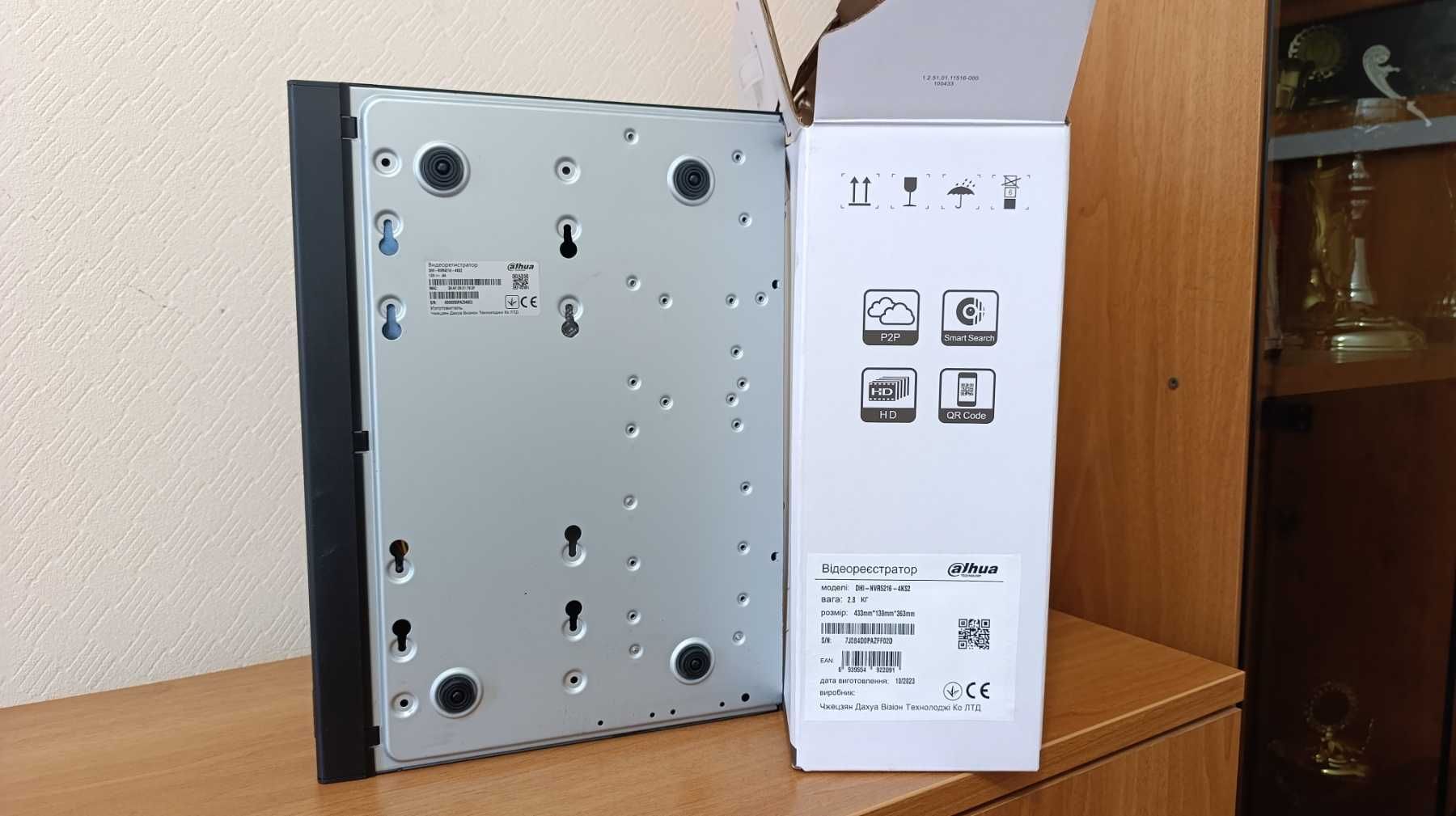 Видео регистратор Dahua DH-NVR5216-4KS2 - 16 IP каналов