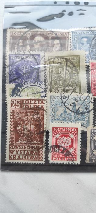 Zestaw znaczków pocztowych