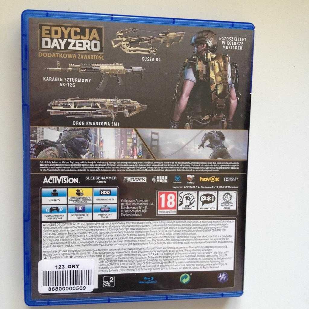 Call of Duty Advanced Warfare PlayStation 4 PS4 PL Sklep W-wa Ursynów