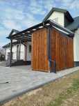 Tarasy zadaszenia drewno i aluminium