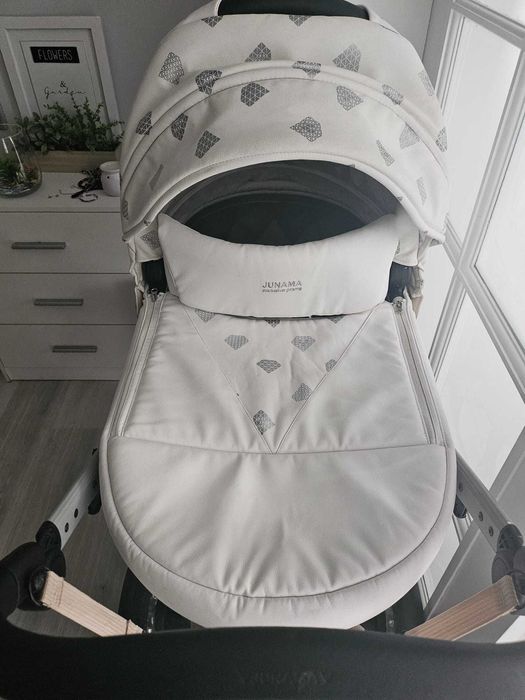 Piękny wózek dziecięcy 3w1 Junama exclusive prams + super gratis
