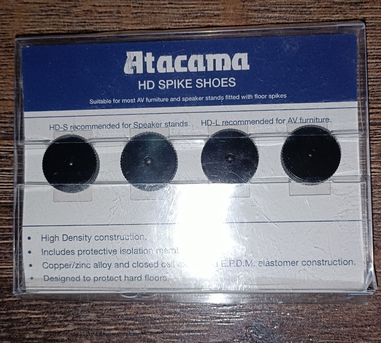 Подставки подпятники пятаки Atacama Spike Shoes HD-S 20mm Black