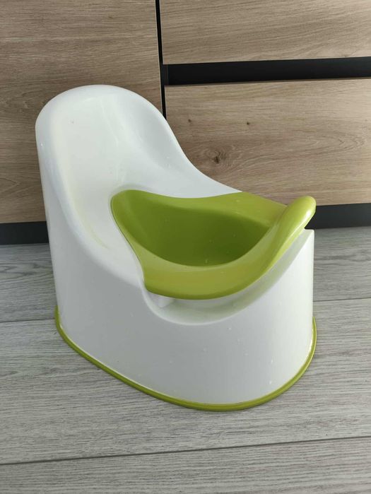 Nocnik ikea zielono- biały