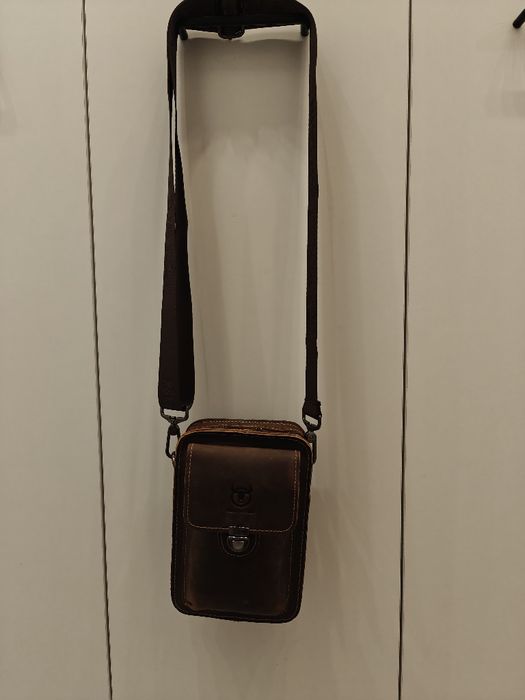 Skórzana saszeta męska