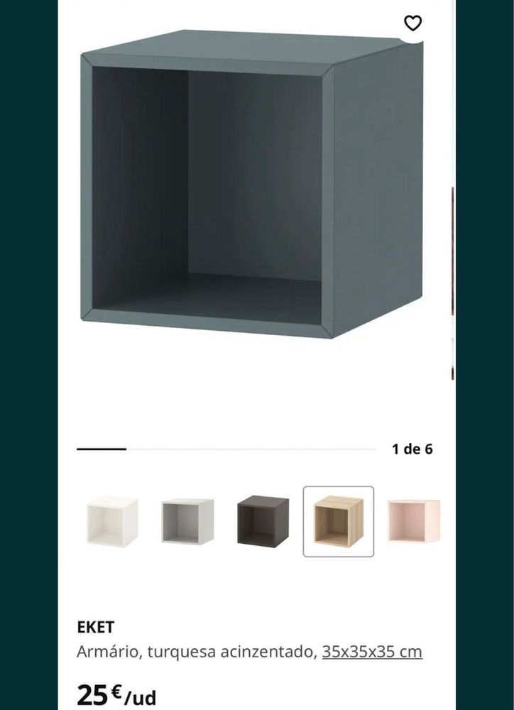 Cubo de parede IKEA