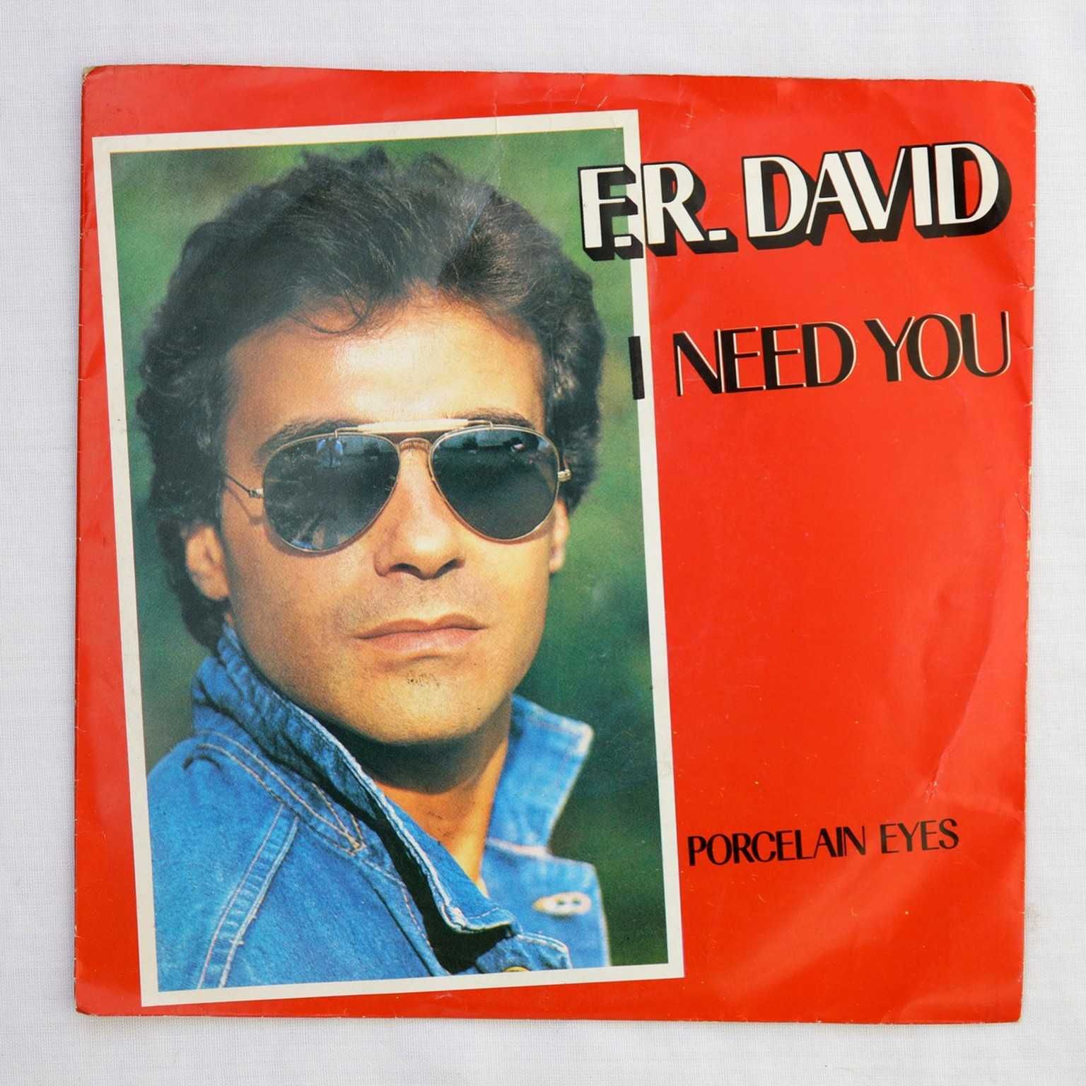 Disco Vinil Single F.R. David I need you