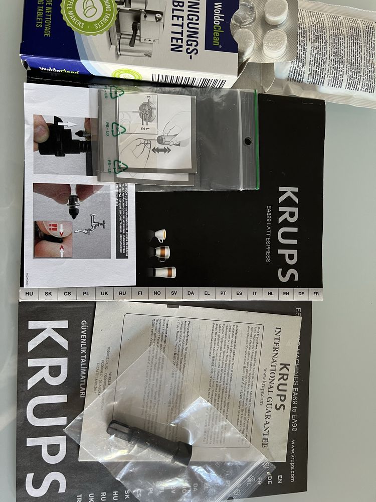 Máquina de café expresso automática Krups - para café em grão