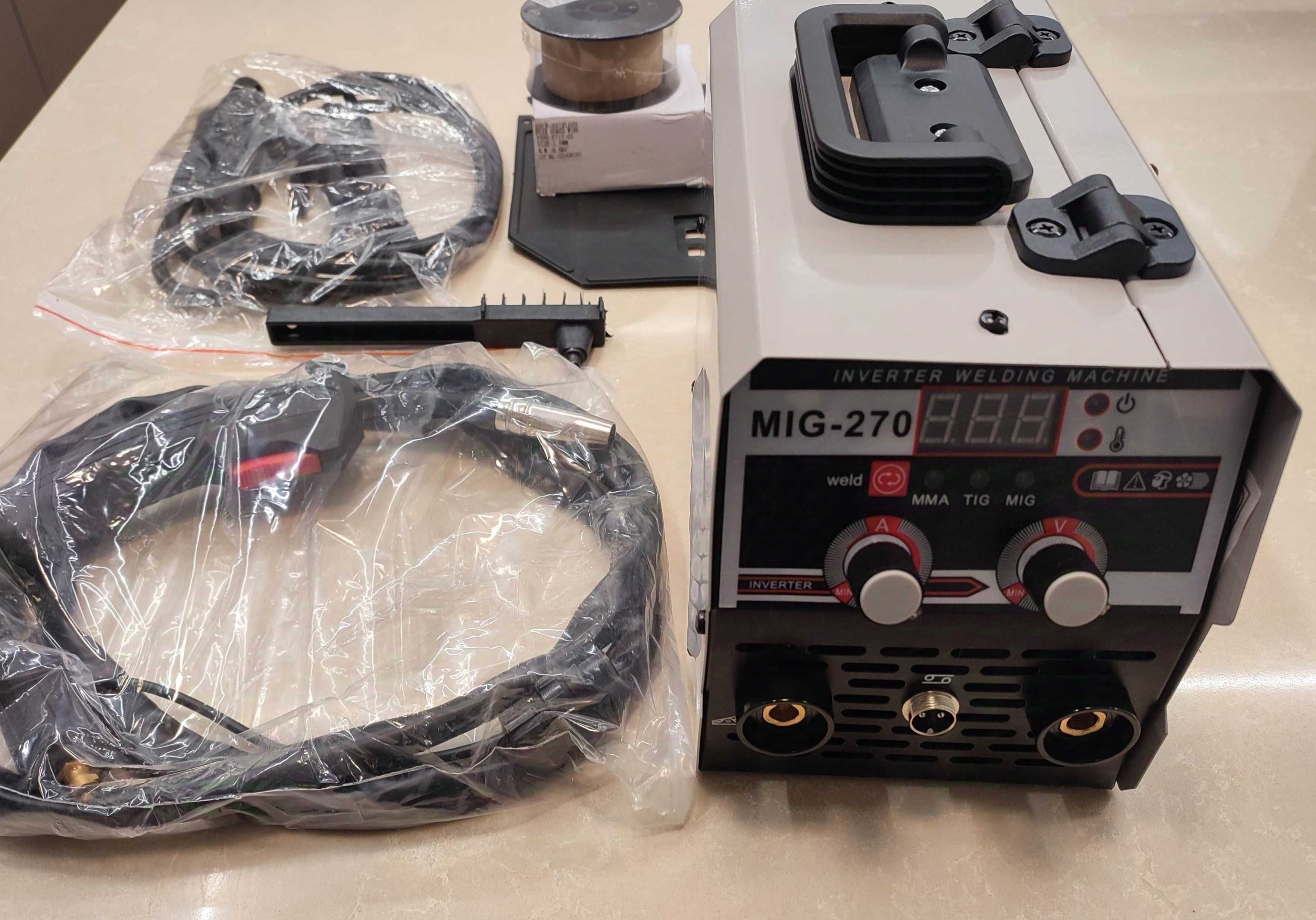Maquina de Soldar Inverter MIG 3 em 1 MIG-270