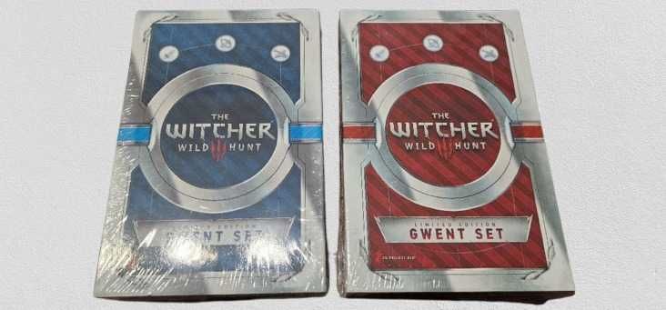 Karty Wiedźmin Gwint Krew i Wino/Serce z kamienia [4 talie] Folia