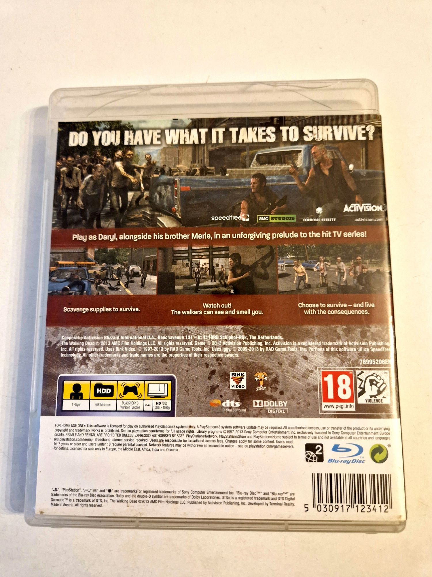 Gra The Walking Dead Survival Instinct PS3 Komis Zombie