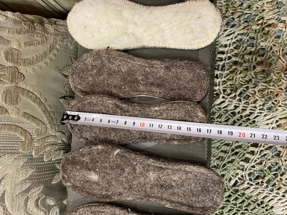 Теплі устілки 17, 18, 19см