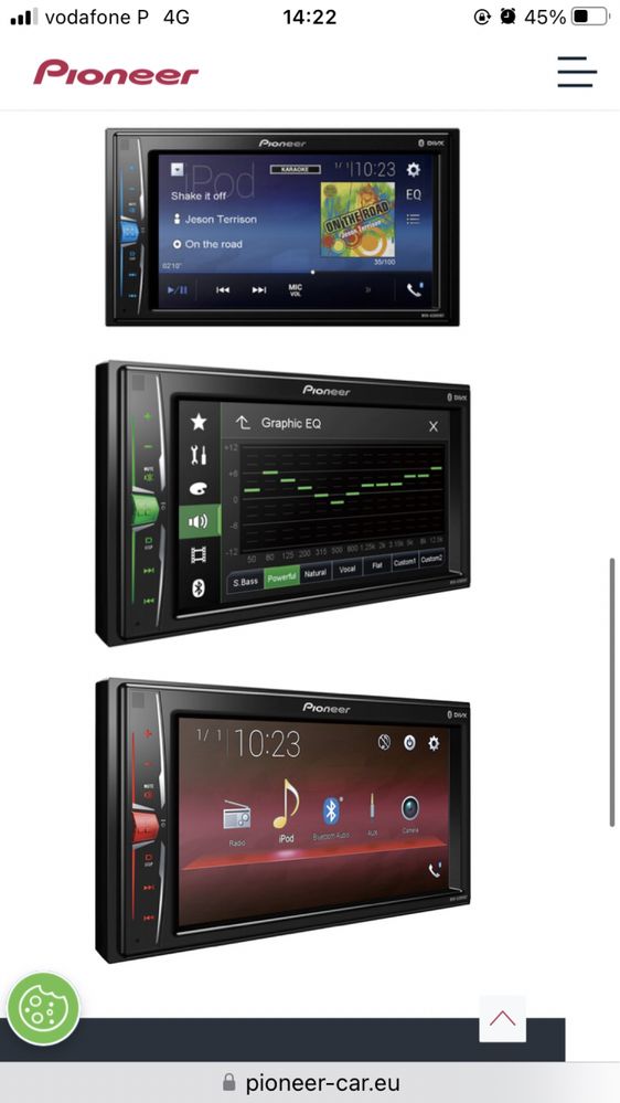 Auto radio Pioneer 2din