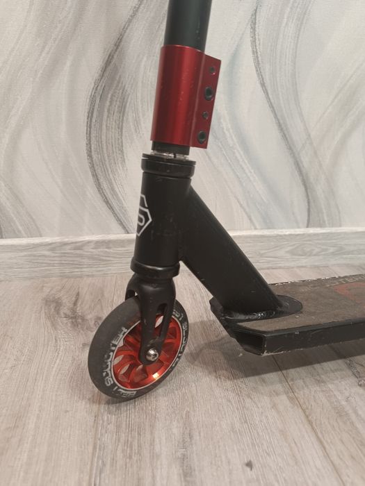 Самокат трюковий, пеги, алюмінієвий диск, Best Scooter, бу