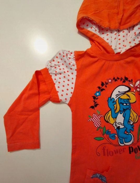 Vestido Smurfs Novo