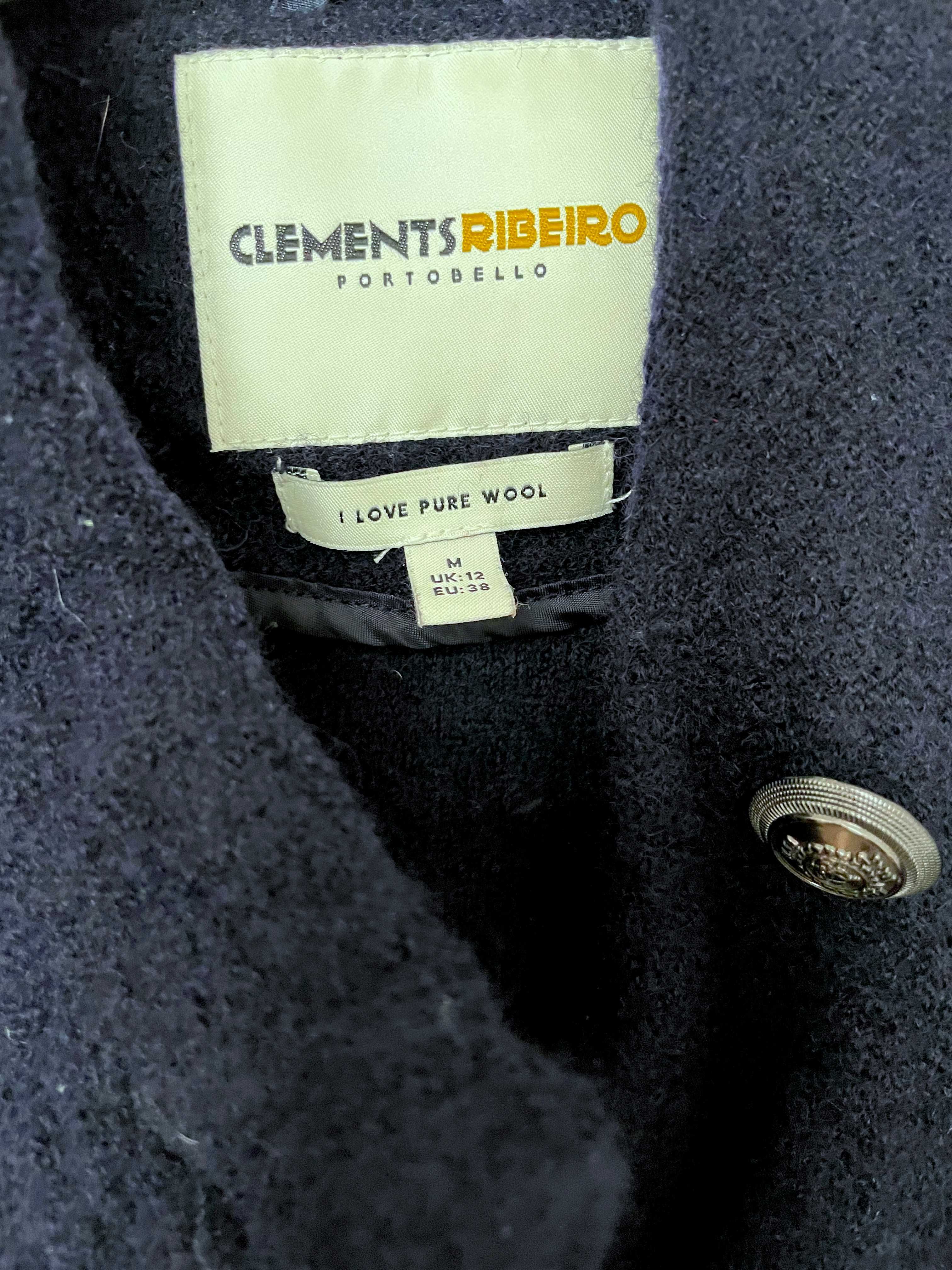 Sweter płaszcz Cements Ribeiro 100% wełna parzona