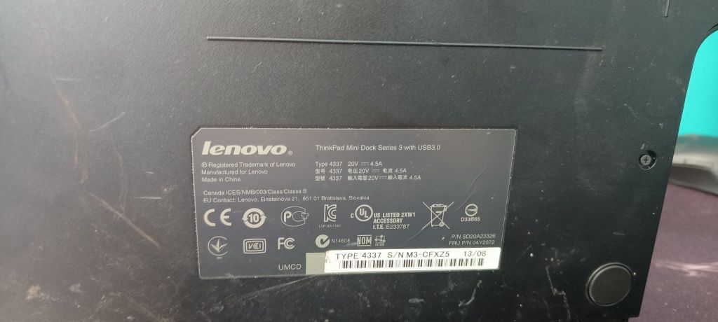 ThinkPad min dock series 3