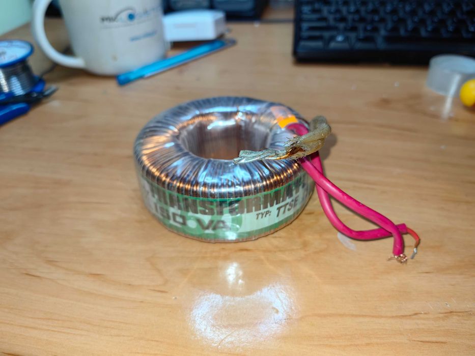 Transformator toroidalny Edel TTSE150 150W 230V 12V 130/12